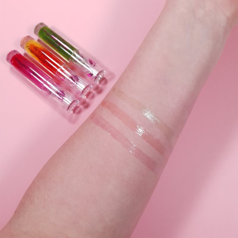I Heart Revolution Tasty Tropical Tinted Lip Oil For Hydration And Shine Shade Pomegranate 3,8 Ml