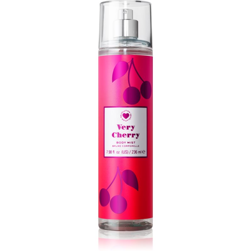 I Heart Revolution Body Mist Very Cherry scented body spray for women 236 ml
