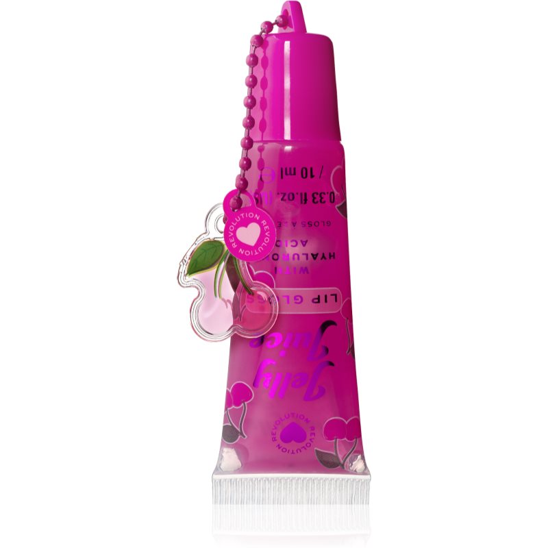 I Heart Revolution Jelly Juice Lip Tubes sjajilo za usne nijansa Cherry 10 ml