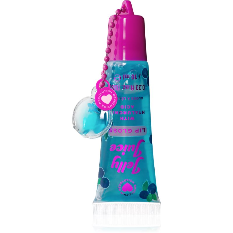 I Heart Revolution Jelly Juice Lip Tubes sjajilo za usne nijansa Blueberry 10 ml