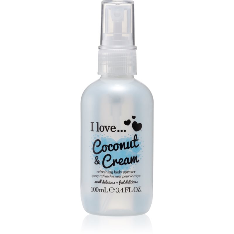 I Love... Coconut & Cream освіжаючий спрей для тіла 100 мл