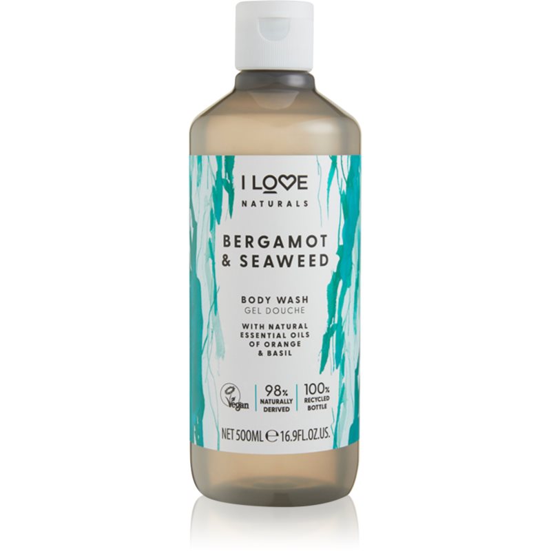 I Love Naturals Bergamot & Seaweed parfémovaný sprchový gel 500 ml