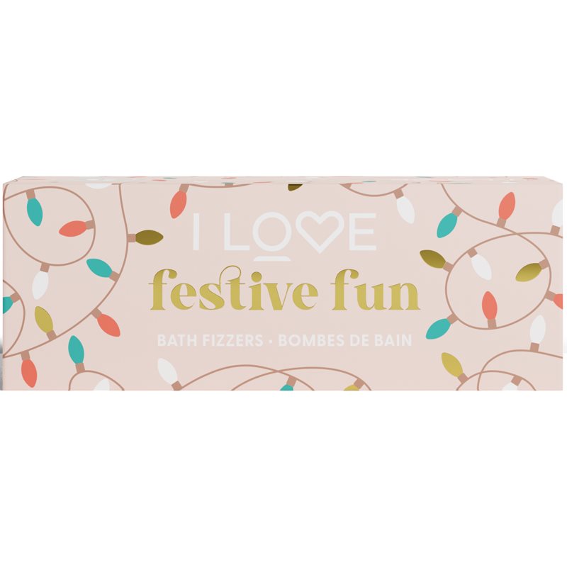 I Love... Special Moments Festive Fun бомбочка для ванни аромати Cinnamon, Pumpkin Spice, Gingerbread 3x150 гр