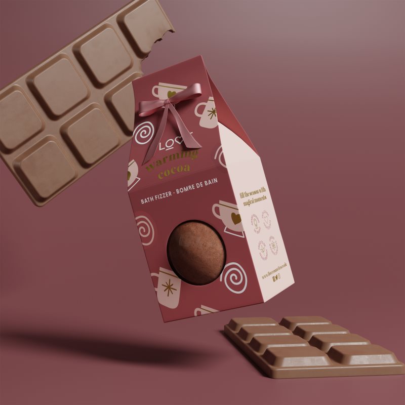 I Love Special Moments Warming Cocoa bomba de baño con aroma a chocolate 140 g