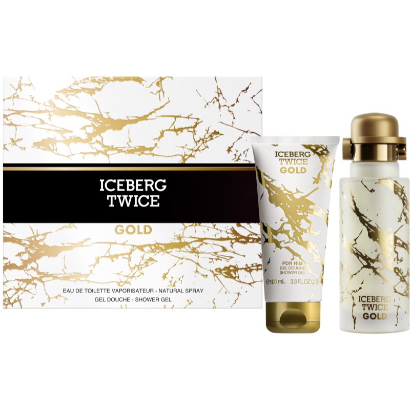 Iceberg Twice Gold dárková sada pro muže 1 ks