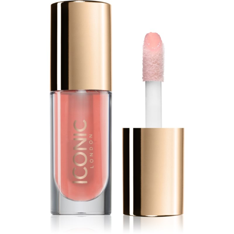 ICONIC London Lustre Lip Oil hydratačný olej na pery odtieň She's A Peach 6 ml