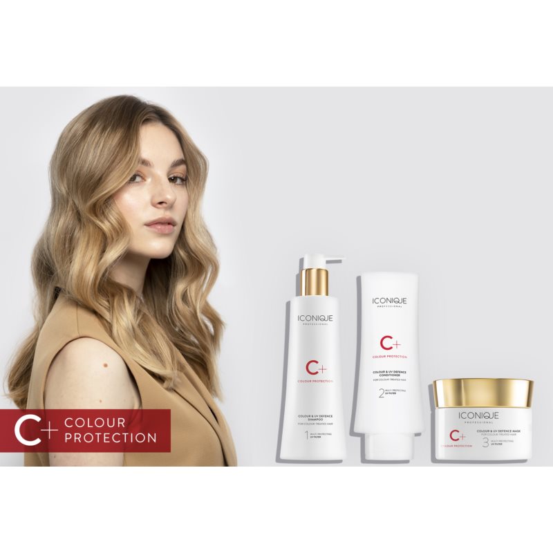 ICONIQUE Professional C+ Colour Protection Colour & UV Defence Conditioner Conditioner For Coloured Hair 200 Ml