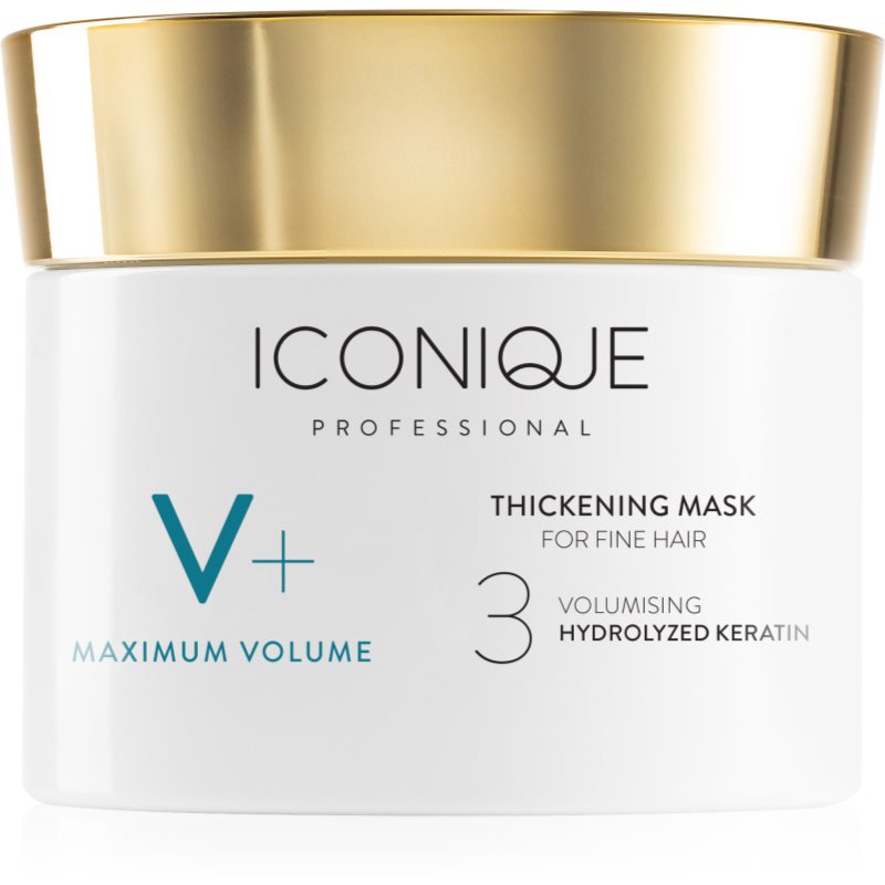 ICONIQUE Professional V+ Maximum volume Thickening mask intenzivna maska za volumen tanke kose 100 ml