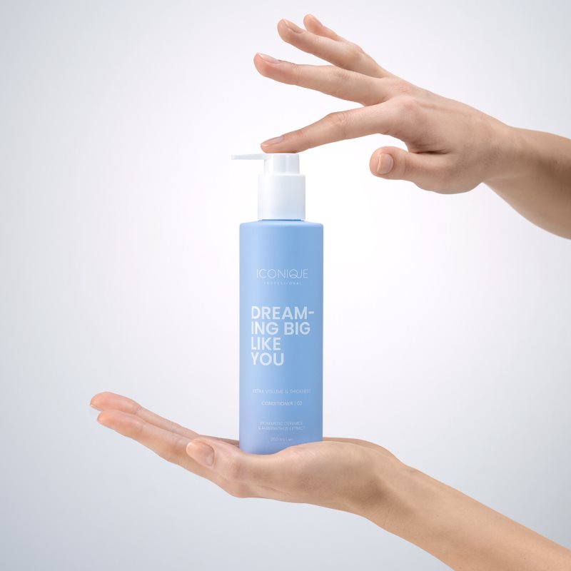 ICONIQUE Professional DREAMING BIG LIKE YOU Volume & Thickness conditioner for maximum volume for fine hair 250 ml