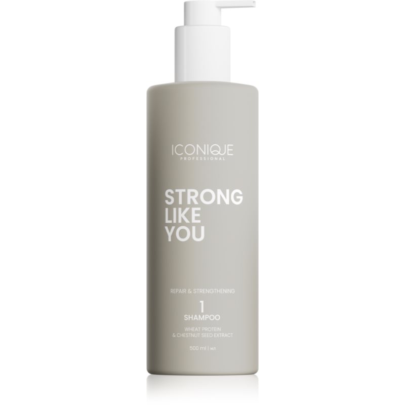 ICONIQUE Professional STRONG LIKE YOU Repair & Strengthening regeneračný šampón pre poškodené vlasy 500 ml