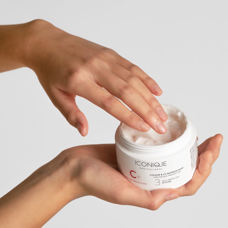 ICONIQUE Professional C+ Colour Protection Colour & UV Defence Mask Masque Capillaire Intense Protection De Couleur 200 Ml