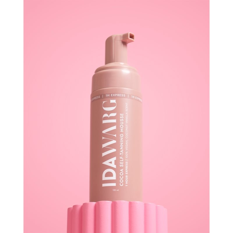 IDA WARG Beauty Self-Tanning Cocoa Mousse 1h Express Selbstbräunerschaum für schnellere Bräune 150 ml (Bild 5)