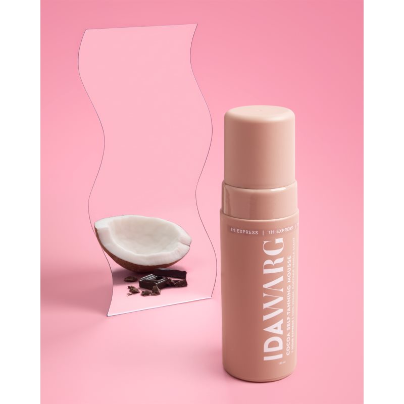 IDA WARG Beauty Self-Tanning Cocoa Mousse 1h Express Selbstbräunerschaum für schnellere Bräune 150 ml (Bild 10)