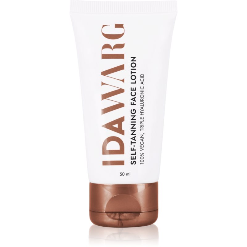 IDA WARG Beauty Self-Tanning Face Lotion itseruskettava maito kasvoille hajusteeton 50 ml