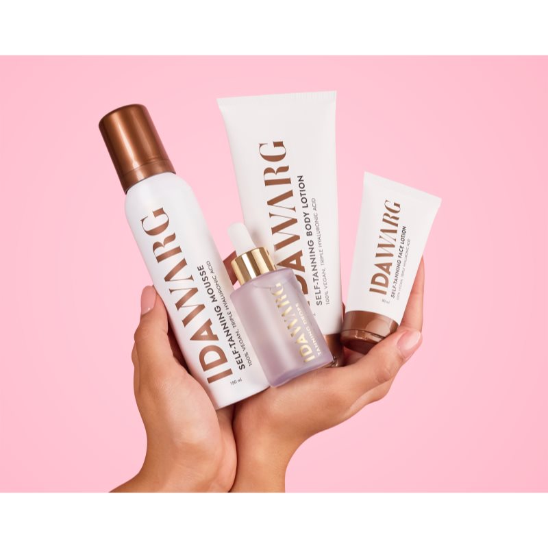 IDA WARG Beauty Self-Tanning Face Lotion Selbstbräuner-Milch für das Gesicht ohne Parfümierung 50 ml (Bild 4)