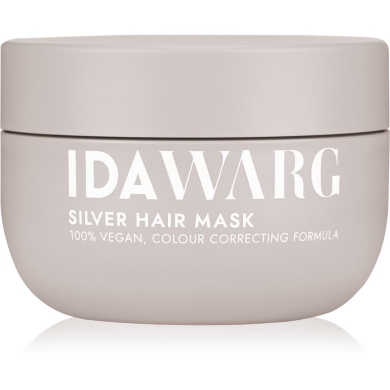 IDA WARG Beauty Silver Hair Mask hoitava naamio keltaisia sävyjä neutralisoiva 300 ml