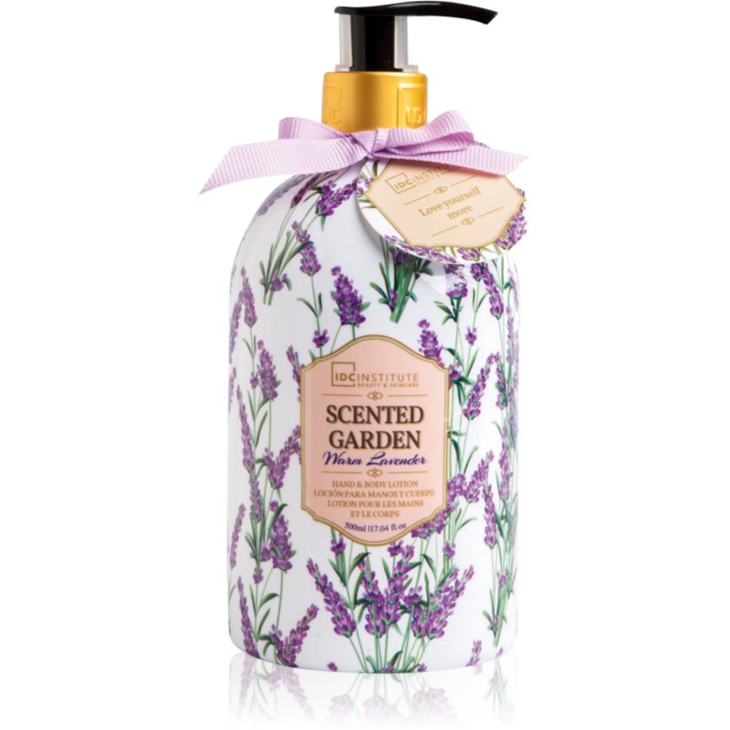 IDC INSTITUTE Scented Garden Warm Lavender hydrating body lotion 500 ml
