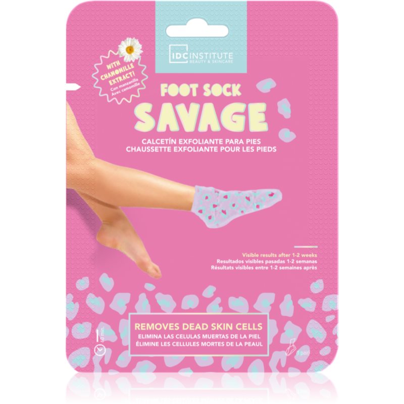 IDC Institute Foot Sock Savage hydrating mask for legs 1 pc
