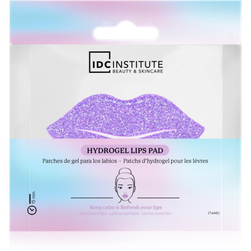 IDC Institute Glitter Lip Purple hydrogel lip mask 1 pc

