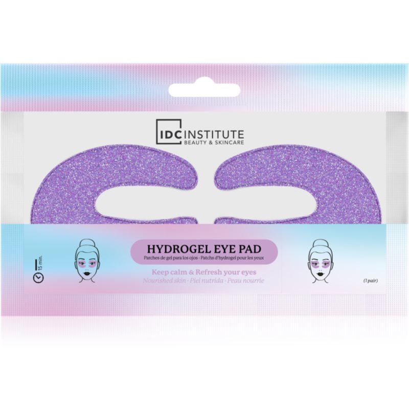 IDC Institute C Shaped Glitter Eye Purple eye contour mask 1 pc
