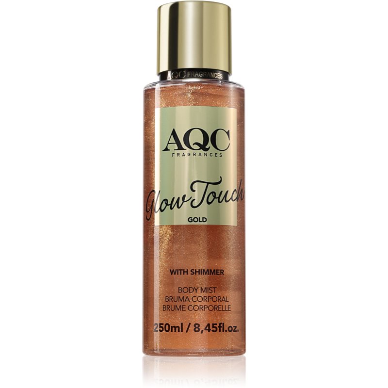 IDC Institute Glow Touch Gold tělová mlha se třpytkami 250 ml