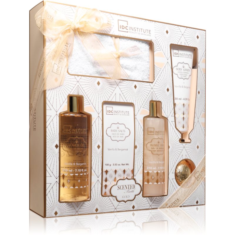 IDC Institute Scented Bath Gold gift set for women
