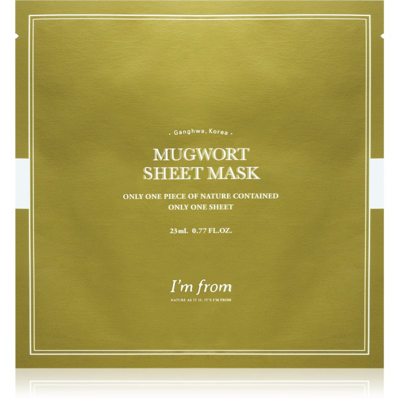 I'm From Mugwort Soothing Sheet Mask For Sensitive Skin 23 Ml