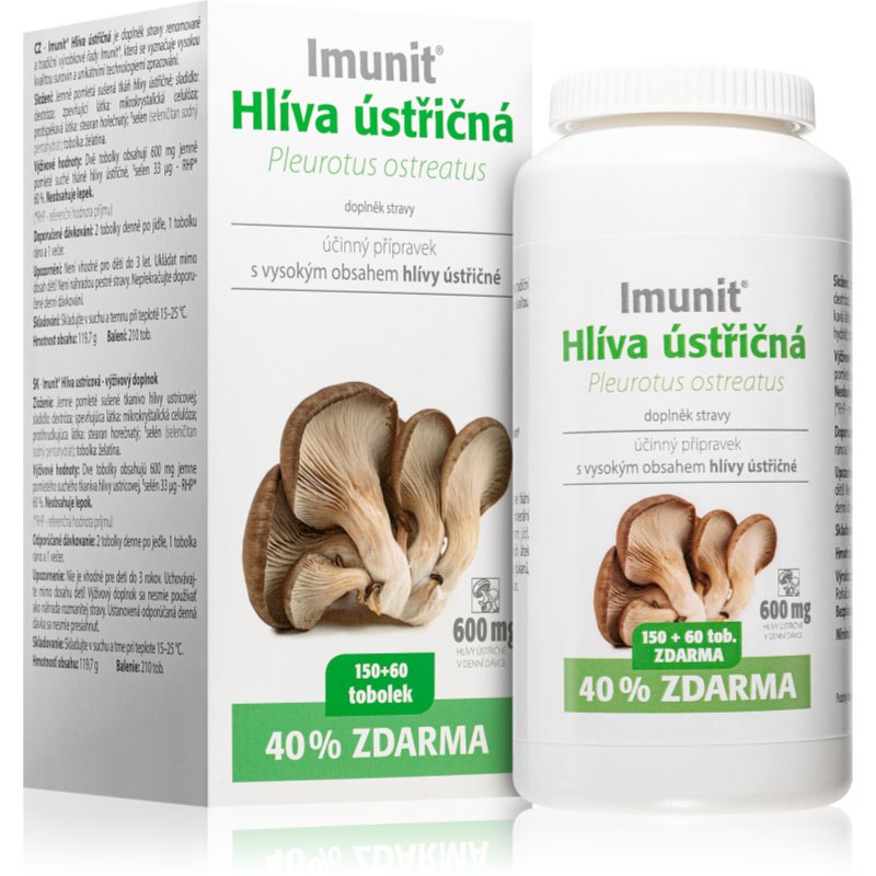 IMUNIT Hliva ustricová 600 mg tobolky s vysokým obsahom hlivy ustricovej 210 cps kúpite na Notino.sk