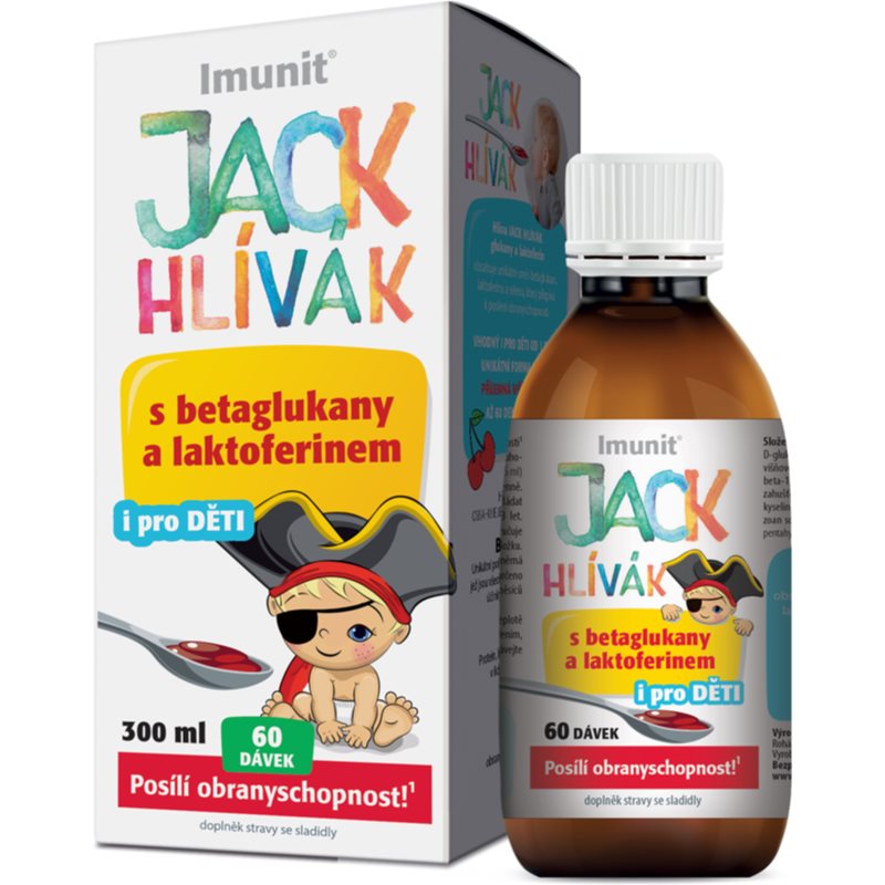 IMUNIT JACK HLÍVÁK sirup sirup na posilnenie imunity pre deti 300 ml