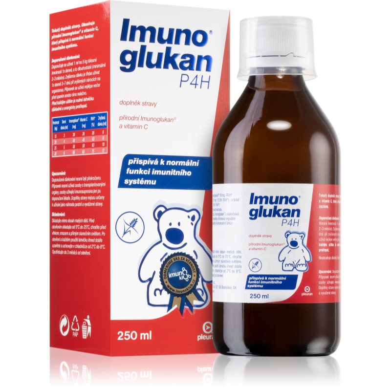 Imunoglukan P4H Imunoglukan P4H sirup sirup na podporu imunitného systému 250 ml