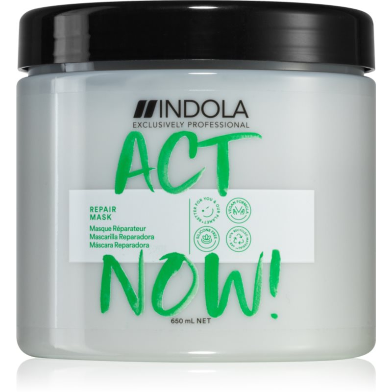 Indola Act Now! Repair маска для глибокого відновлення для волосся 650 мл
