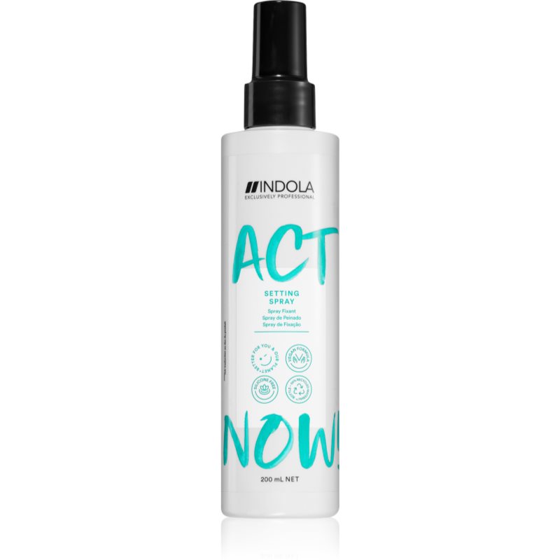 Indola Act Now! Setting spray a hajra gyengéd fixálással 200 ml