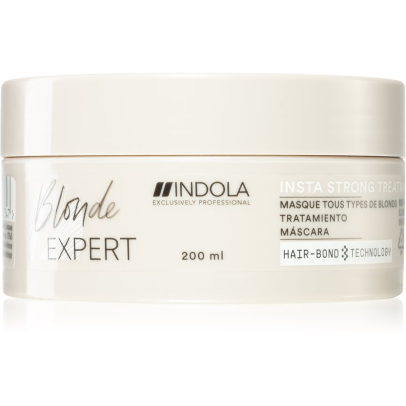 Indola Blond Expert Insta Strong поживна маска для волосся для освітленого волосся 200 мл