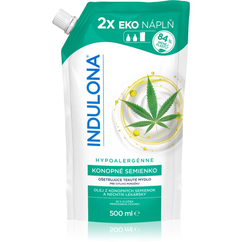 Indulona Konopné semínko hypoalergenní pečující tekuté mýdlo 500 ml