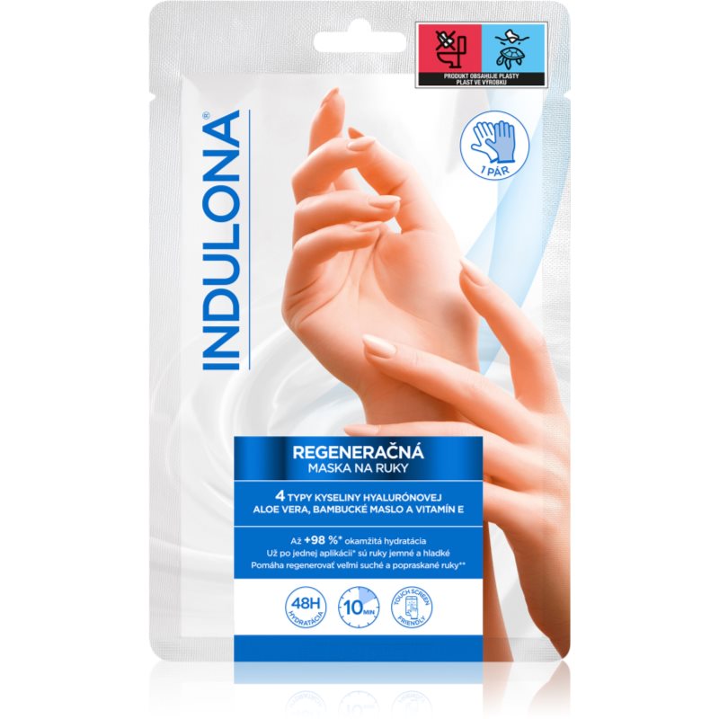 Indulona Original regeneračná maska na ruky vo forme rukavíc 1 pár