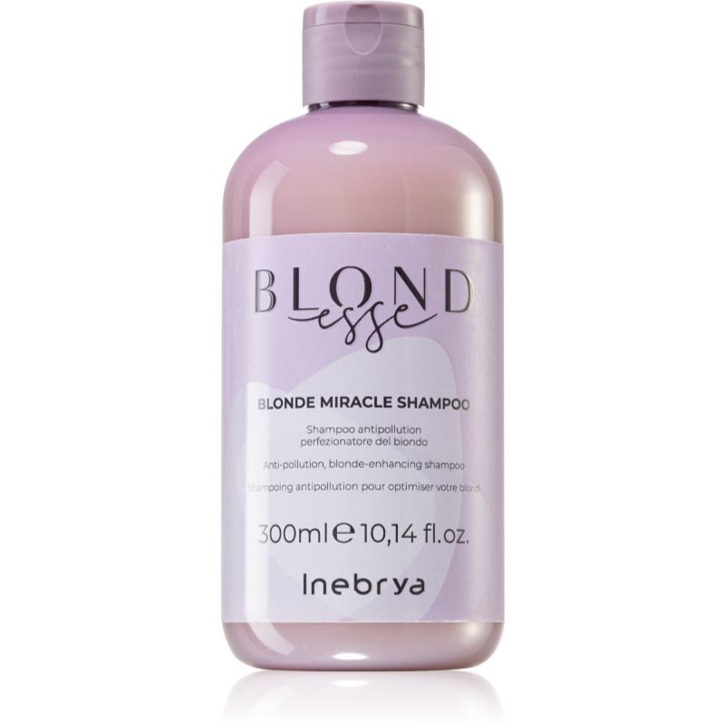 Inebrya BLONDesse Blonde Miracle Shampoo shampoing purifiant détoxifiant pour cheveux blonds 300 ml female