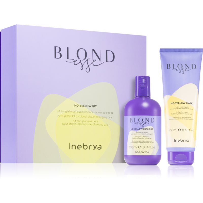 Inebrya BLONDesse No-Yellow Kit подарунковий набір (для фарбованого волосся)