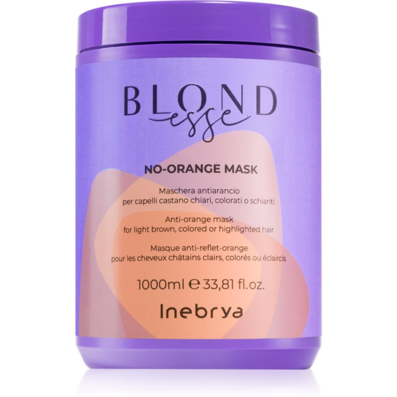 Inebrya BLONDesse No-Orange Mask hair mask neutralising brass tones 1000 ml
