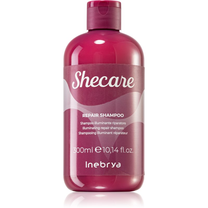 Inebrya Shecare Repair Shampoo rozjasňujúci šampón pre poškodené vlasy 300 ml