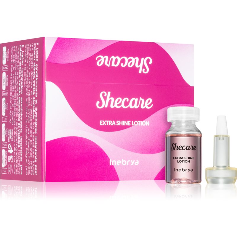 Inebrya Shecare Extra Shine Lotion Intensive Treatment For Damaged Hair 12x12 Ml