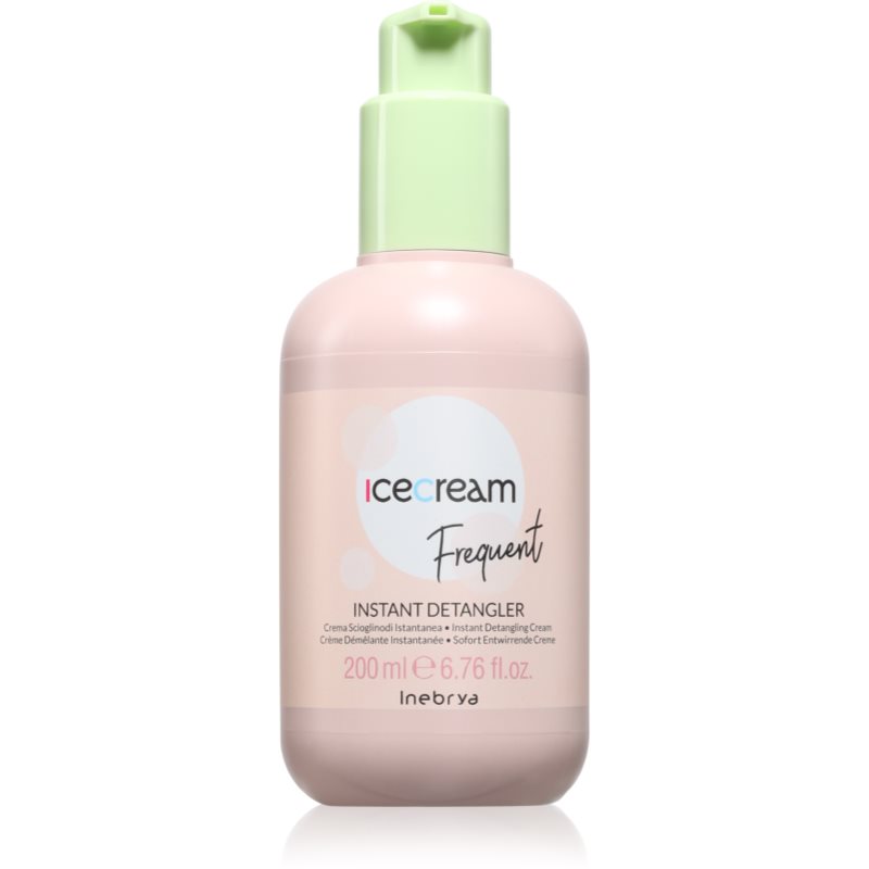 Inebrya Ice Cream Frequent Instant Detangler крем без отмиване за по-лесно разресване на косата 200 мл.