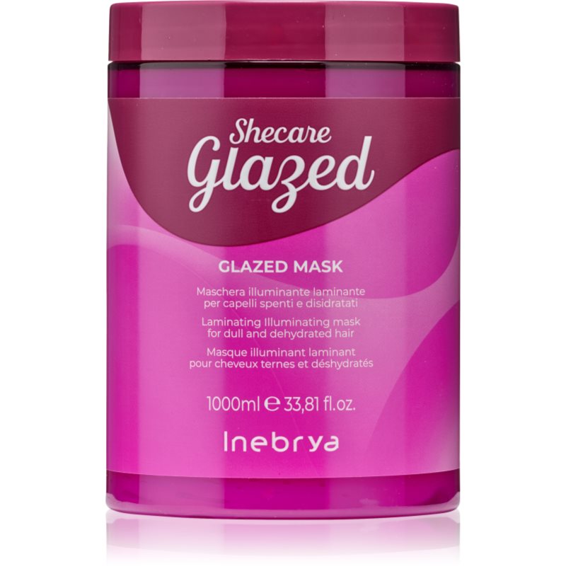 Inebrya Shecare Glazed Mask Hydrating Mask For Shiny And Soft Hair 1000 Ml