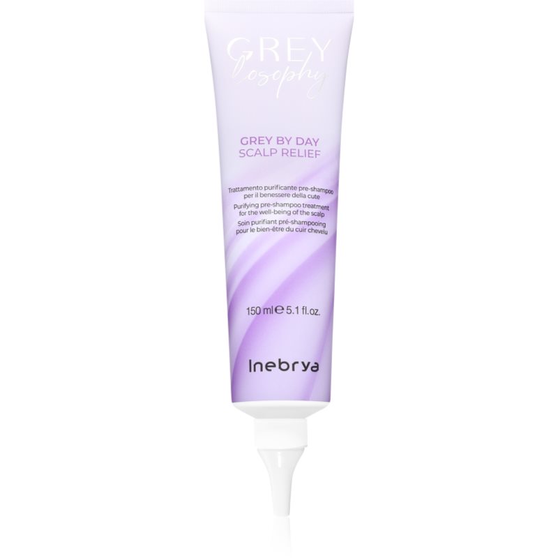 Inebrya Greylosophy Scalp Relief Pre-Shampoo Treatment грижа за използване преди нанасянето на шампоан за скалпа 150 мл.
