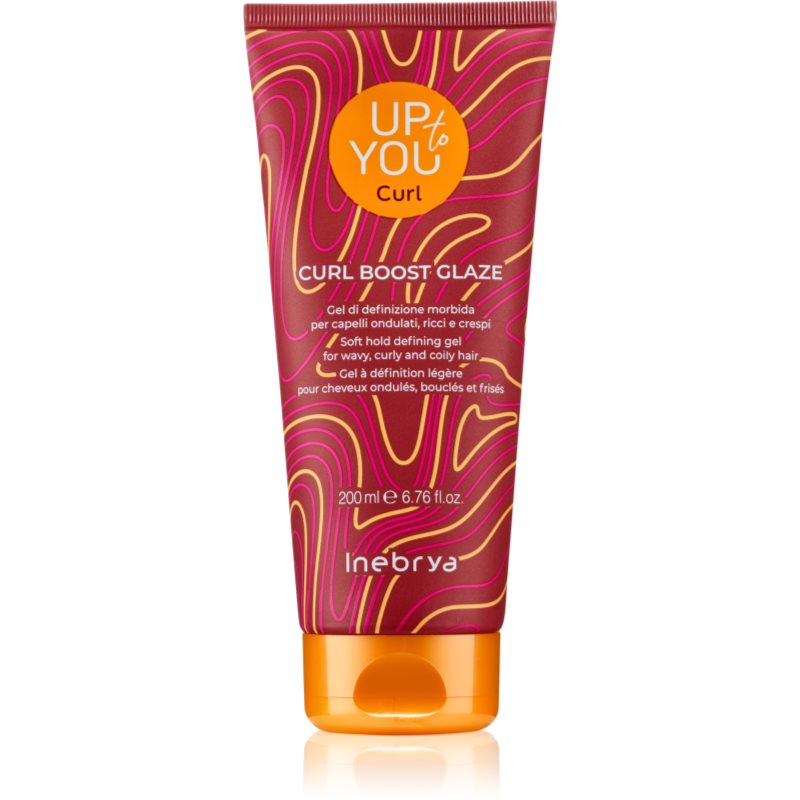 Inebrya Up To You Curl Boost Glaze gel pro definici a tvar vln a kudrn 200 ml