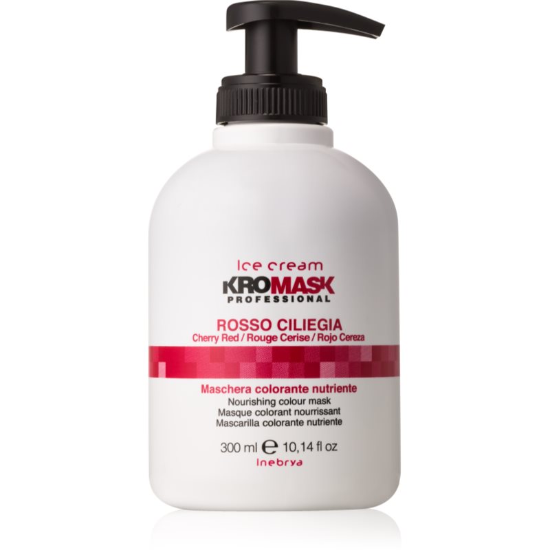 

Inebrya Ice Cream KroMask поживна тонуюча маска для підсилення кольору волосся Cherry Red
