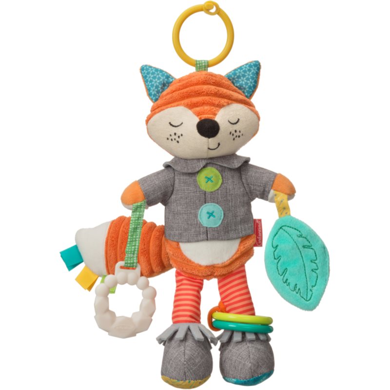Infantino Hanging Toy Fox with Activities kontrastná závesná hračka 1 ks