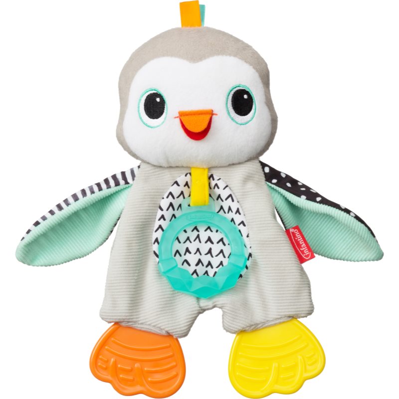 Infantino Cuddly Teether Penguin м’яка іграшка з прорізувачем 1 кс