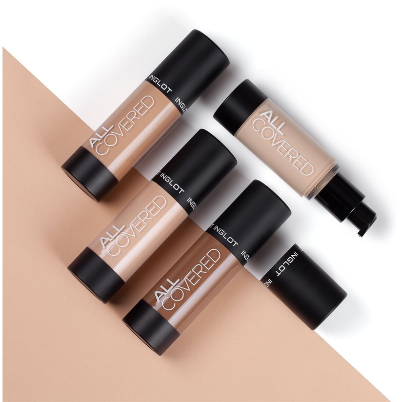 Inglot All Covered стійкий тональний крем відтінок LC 012 30 мл