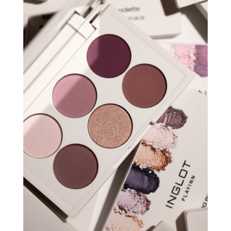 Inglot PlayInn Eyeshadow Palette paletka očných tieňov odtieň Creach Peach 8 g