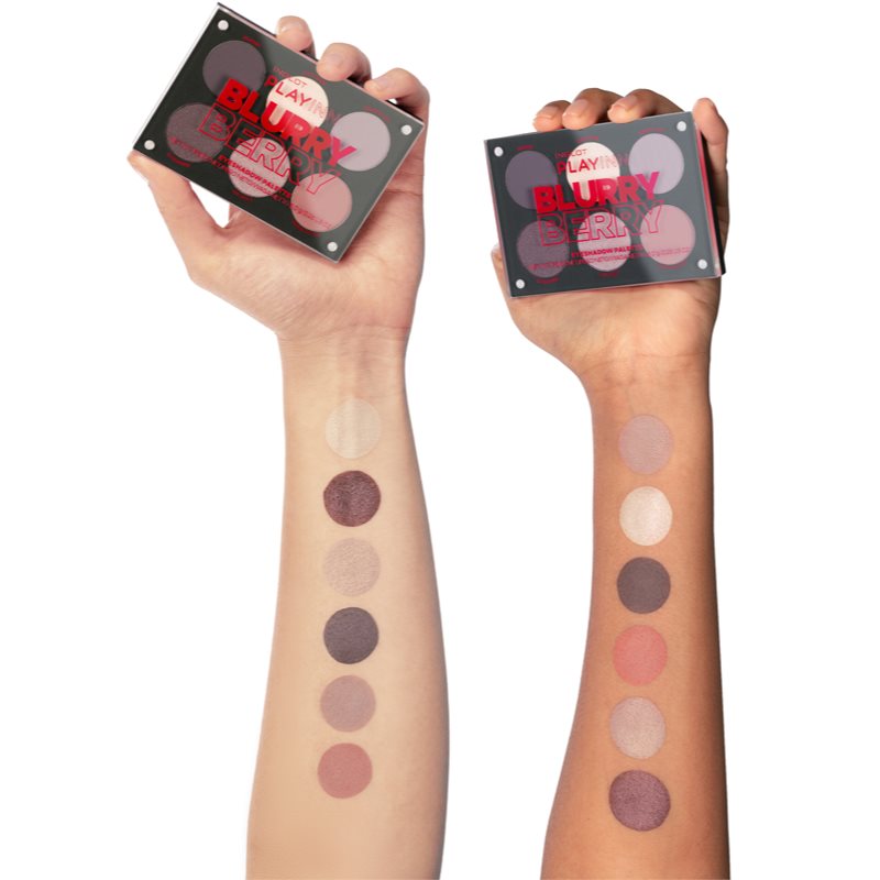 Inglot PlayInn Eyeshadow Palette Palette De Fards à Paupières Teinte Blurry Berry 8 G
